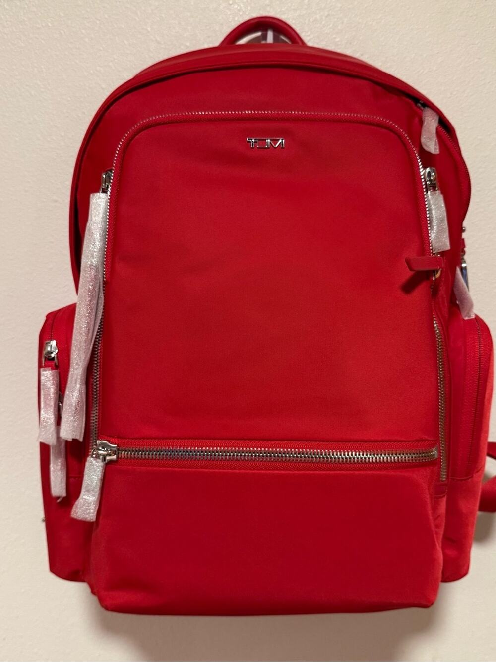 TUMI Red Voyageur 16" Celina Travel Backpack 50th anniversary